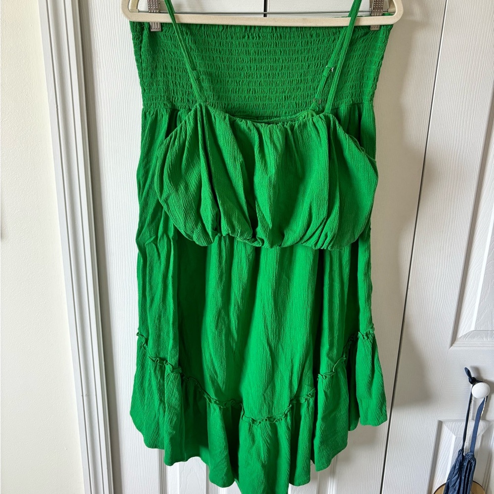 Crop top and midi skit set